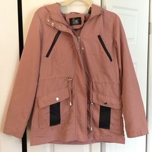 Lightweight rose colored jacket